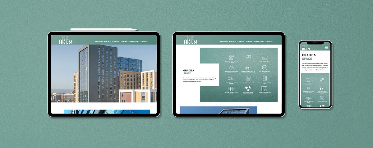 The Helm, Website Design