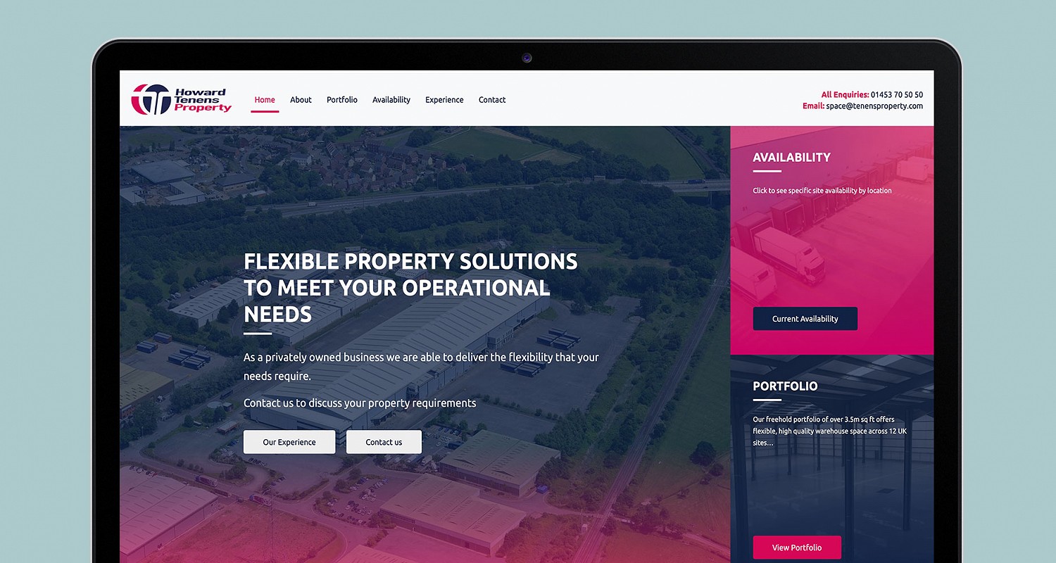 Tenens Property Website Design